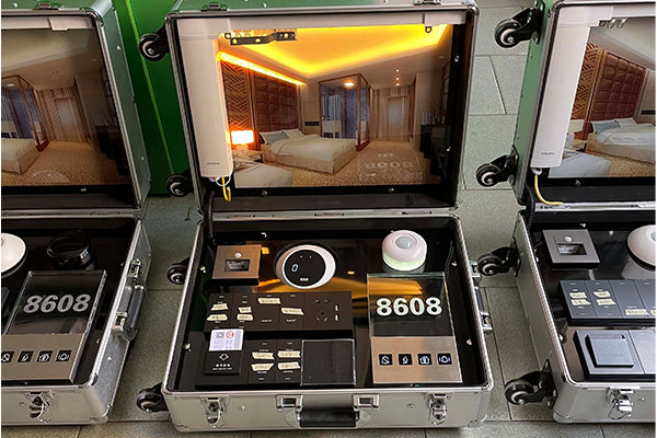 智能酒店演示箱展示